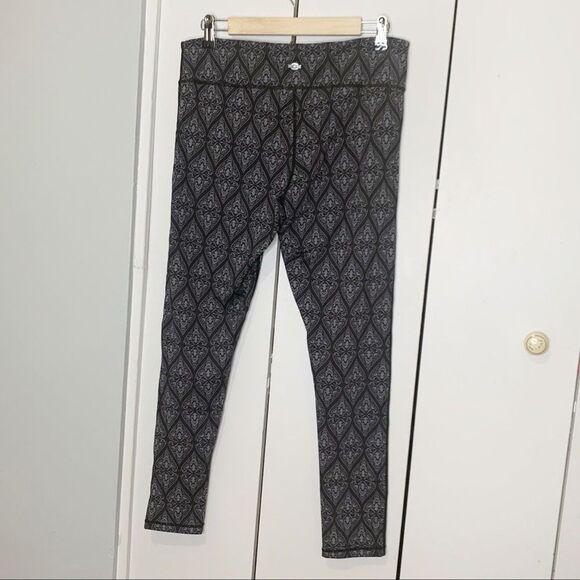 INNER SPIRIT Womens Yoga Active Leggings Size L Gray Charcoal - Picture 10 of 14